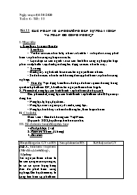 Giáo án Địa lí Lớp 9 - Tuần 6 - Năm học 2020-