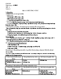 Giáo án GDCD 9 - Tiết 1, Bài 1: Chí công vô t