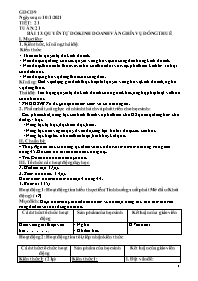 Giáo án GDCD 9 - Tiết 21, Bài 13: Quyền tự do