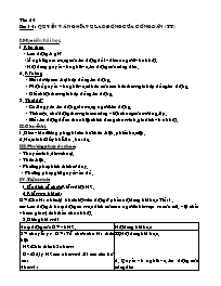 Giáo án GDCD 9 - Tiết 24, Bài 14: Quyền và ng
