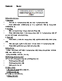 Giáo án GDCD 9 - Tiết 25+26, Bài 15: Vi phạm