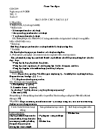 Giáo án GDCD 9 - Tiết 3, Bài 3: Dân chủ và kỉ