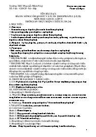 Giáo án GDCD 9 - Tuần 24, Bài 18: Sống có đạo