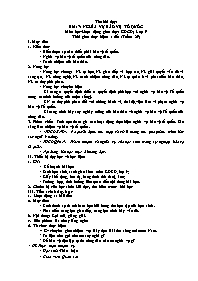 Giáo án GDCD 9 - Tuần 29, Bài 17: Nghĩa vụ bả