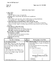 Giáo án Giáo dục thể chất 9 - Tuần 10 - Năm h