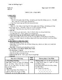 Giáo án Giáo dục thể chất 9 - Tuần 13 - Năm h