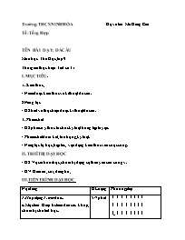 Giáo án Giáo dục thể chất 9 - Tuần 16 - Mã Đồ