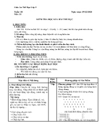Giáo án Giáo dục thể chất 9 - Tuần 18 - Năm h