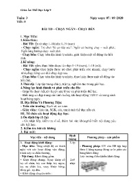 Giáo án Giáo dục thể chất 9 - Tuần 3 - Năm họ