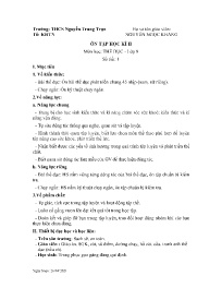 Giáo án Giáo dục thể chất 9 - Tuần 34 - Năm h