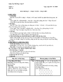 Giáo án Giáo dục thể chất 9 - Tuần 7 - Năm họ