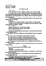 Giáo án Hình học 9 - Tuần 11 - Năm học 2019-2