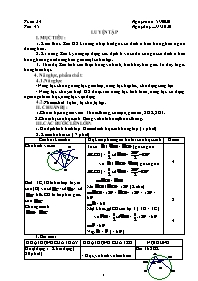 Giáo án Hình học 9 - Tuần 24 - Năm học 2019-2
