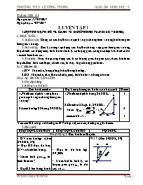 Giáo án Hình học 9 - Tuần 6 - Năm học 2017-20