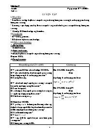 Giáo án Hình học 9 - Tuần 6 - Năm học 2021-20