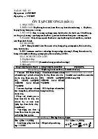 Giáo án Hình học 9 - Tuần 8 - Năm học 2019-20