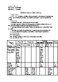 Giáo án Hình học 9 - Tuần 9 - Năm học 2019-20