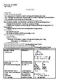 Giáo án Hình học Lớp 9 - Tuần 3 - Năm học 201