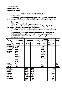 Giáo án Hình học Lớp 9 - Tuần 9 - Năm học 201