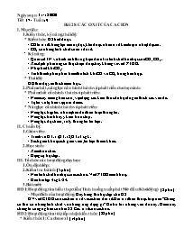 Giáo án Hóa học 9 - Tuần 19 - Năm học 2020-20
