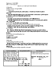 Giáo án Hóa học 9 - Tuần 21 - Năm học 2020-20