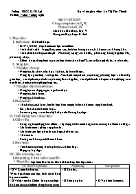 Giáo án Hóa học 9 - Tuần 24 - La Thị Thu Than