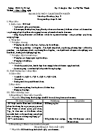 Giáo án Hóa học 9 - Tuần 25 - La Thị Thu Than