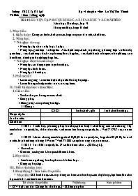 Giáo án Hóa học 9 - Tuần 30 - La Thị Thu Than