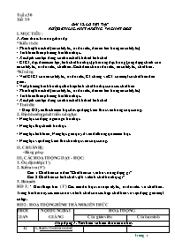 Giáo án Hóa học 9 - Tuần 30 - Năm học 2021-20