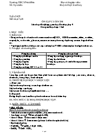 Giáo án Hóa học 9 - Tuần 34+35 - Năm học 2020