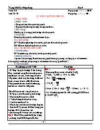 Giáo án Hóa học Lớp 9 - Tuần 22 - Năm học 201