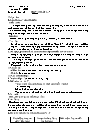 Giáo án Lịch sử 9 - Tiết 10, Bài 9: Nhật Bản 