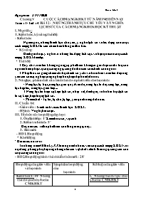 Giáo án Lịch sử 9 - Tiết 14, Bài 12: Những th