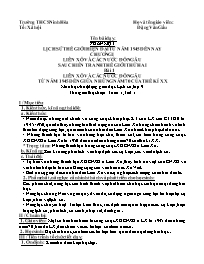 Giáo án Lịch sử 9 - Tuần 1, Bài 1: Liên Xô và