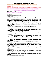 Giáo án Lịch sử 9 - Tuần 1 - Năm học 2020-202