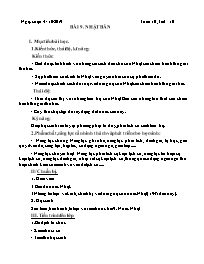 Giáo án Lịch sử 9 - Tuần 10 - Năm học 2019-20