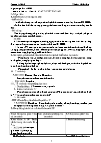 Giáo án Lịch sử 9 - Tuần 11 - Năm học 2020-20