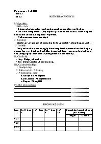 Giáo án Lịch sử 9 - Tuần 18, Tiết 18: Kiểm tr