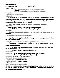 Giáo án Lịch sử 9 - Tuần 19 - Năm học 2020-20