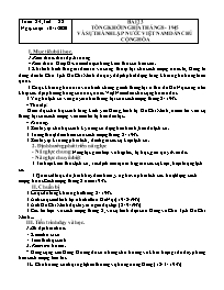 Giáo án Lịch sử 9 - Tuần 24 - Năm học 2019-20