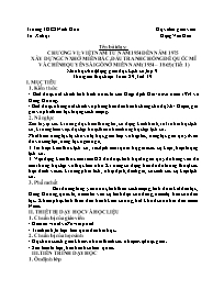 Giáo án Lịch sử 9 - Tuần 29 - Đặng Văn Gấu