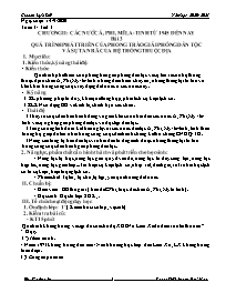 Giáo án Lịch sử 9 - Tuần 3 - Năm học 2020-202