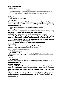 Giáo án Lịch sử 9 - Tuần 3+4 - Năm học 2020-2
