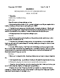 Giáo án Lịch sử 9 - Tuần 9 - Năm học 2019-202