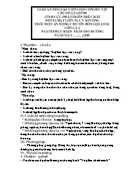 Giáo án Mầm non Lớp Lá - Đề tài: Bật liên tục