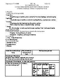 Giáo án môn Ngữ văn 9 - Tuần 12 - Năm học 202