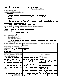 Giáo án môn Ngữ văn 9 - Tuần 17 - Năm học 202