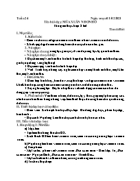 Giáo án môn Ngữ văn 9 - Tuần 24 - Năm học 202