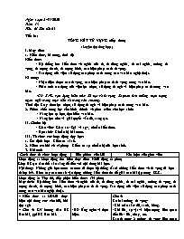 Giáo án môn Ngữ văn Lớp 9 - Tuần 13 - Năm học
