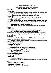 Giáo án môn Ngữ văn Lớp 9 - Tuần 25 - Năm học